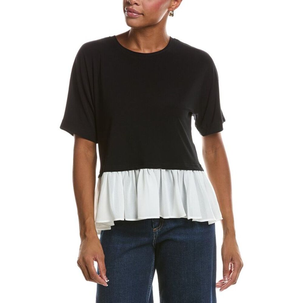 Cece Womens Blouson Top, Black